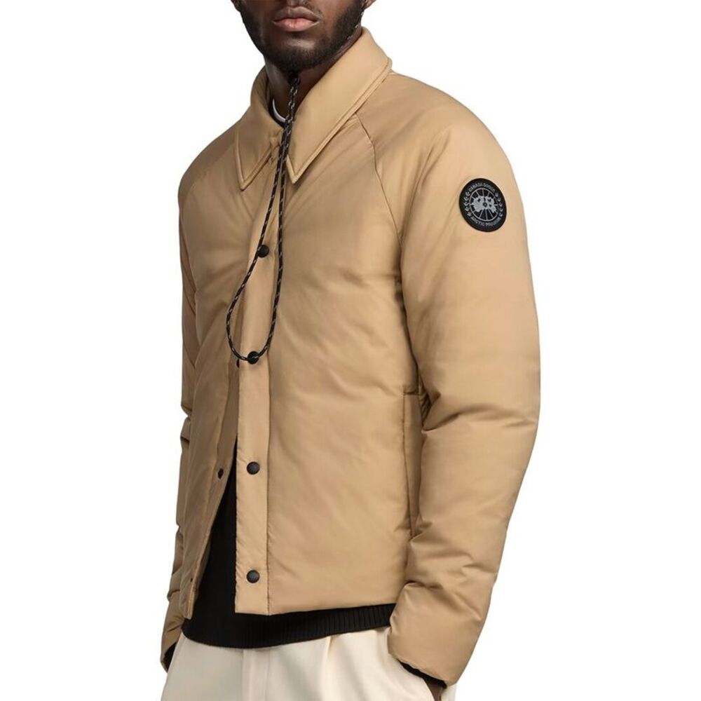 Canada Goose Mens  Lodge Coach Jacket, Tan